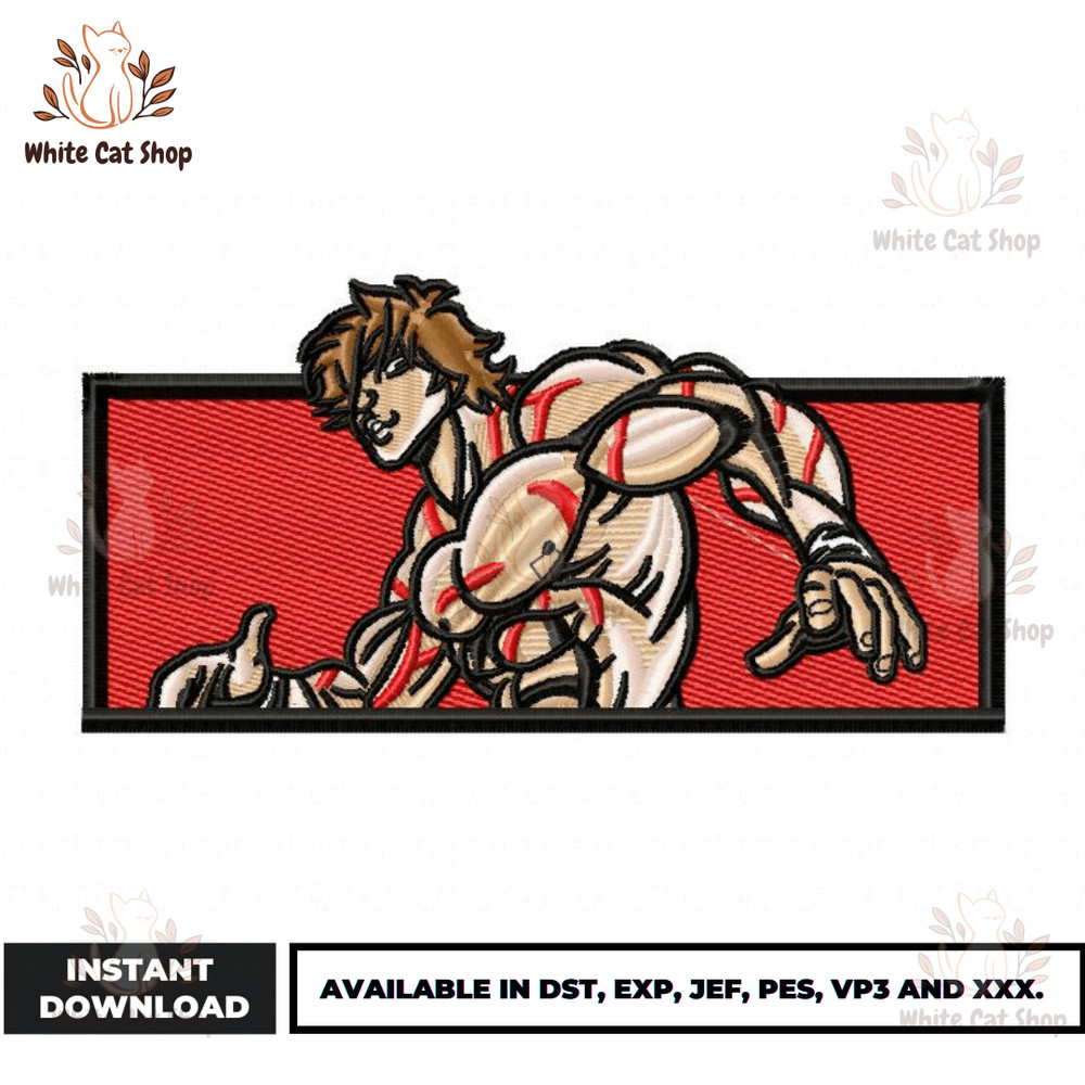 Anime Embroidery Design - Embroidery Market 1078.png