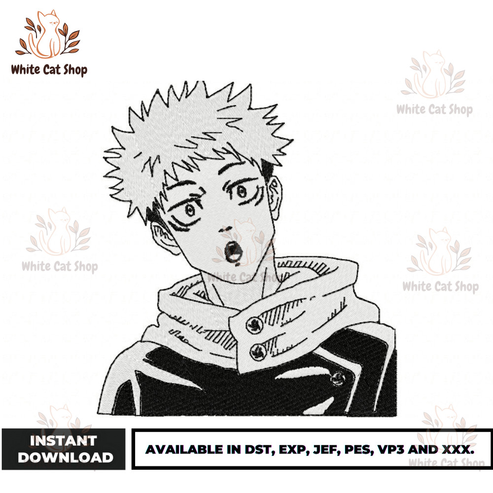 Anime Embroidery Design - Embroidery Market 1145.png