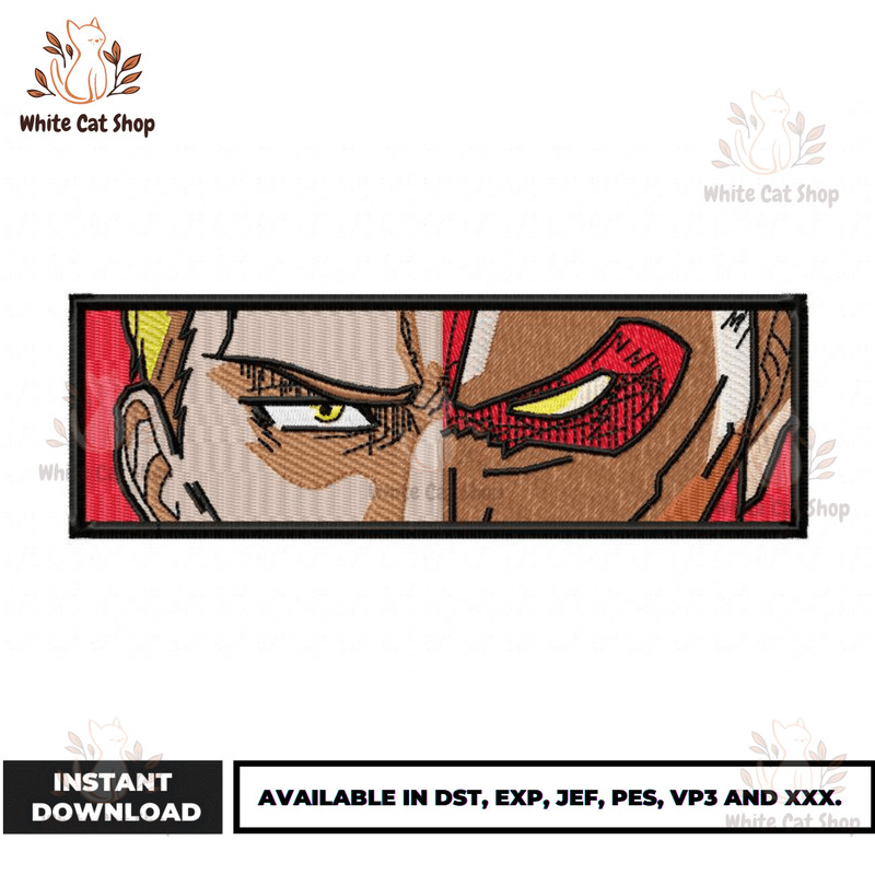 Anime Embroidery Design - Embroidery Market 1151.png