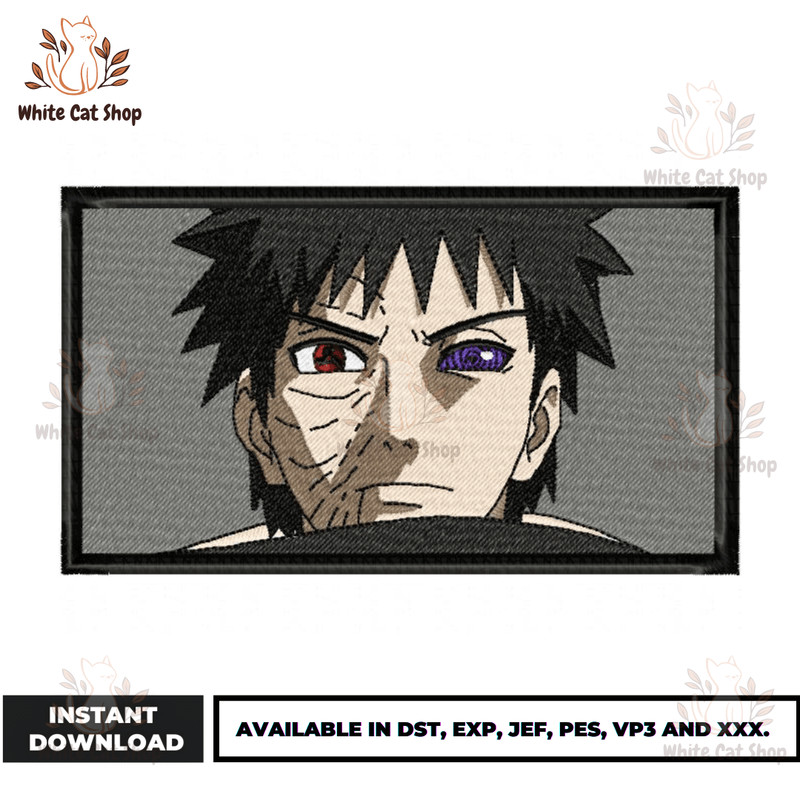 Anime Embroidery Design - Embroidery Market 1186.png