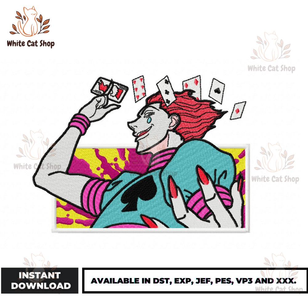 Anime Embroidery Design - Embroidery Market 1230.png