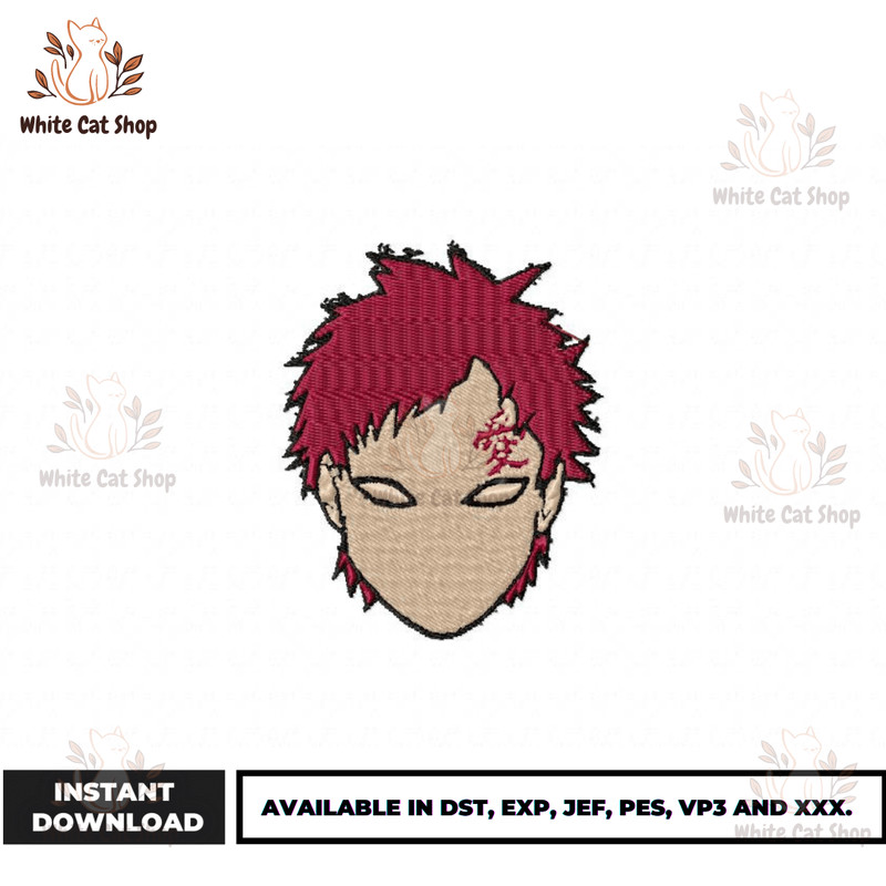 Anime Embroidery Design - Embroidery Market 1235.png