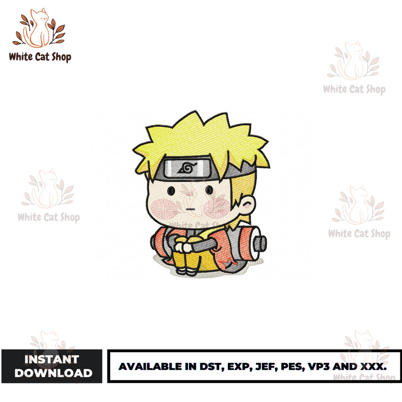 Anime Embroidery Design - Embroidery Market 1277.png