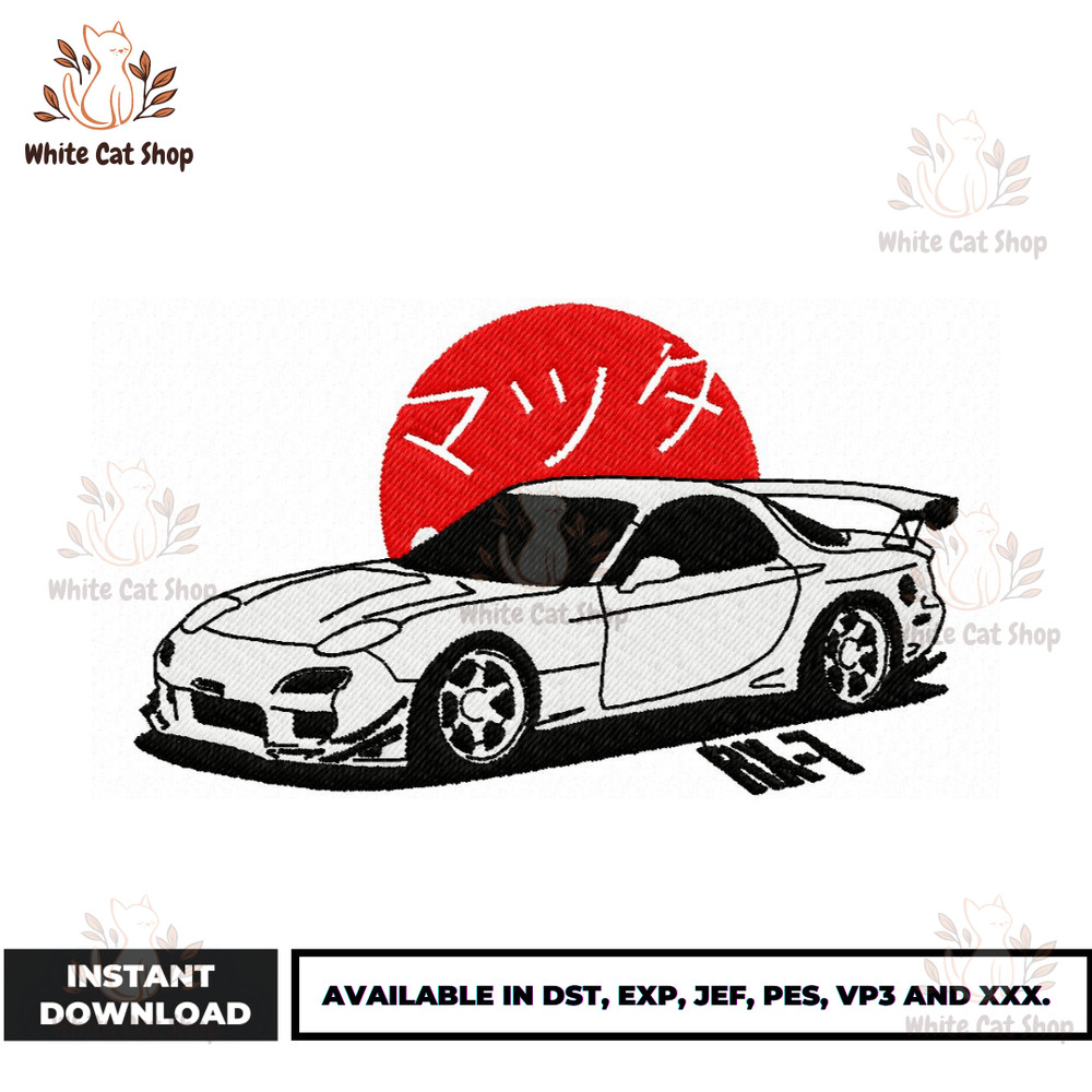 Anime Embroidery Design - Embroidery Market 1341.png