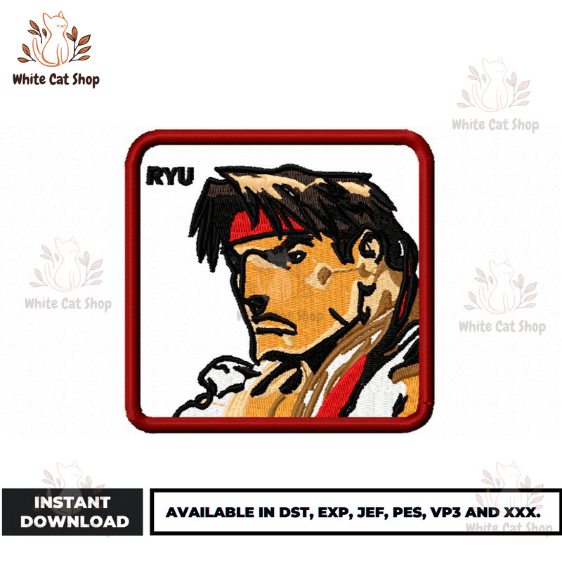 Anime Embroidery Design - Embroidery Market 1386.png