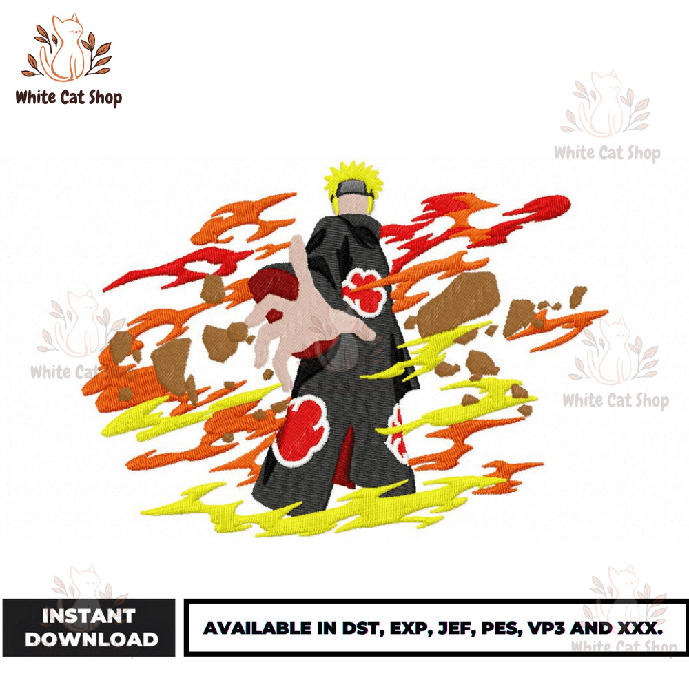 Anime Embroidery Design - Embroidery Market 1433.png