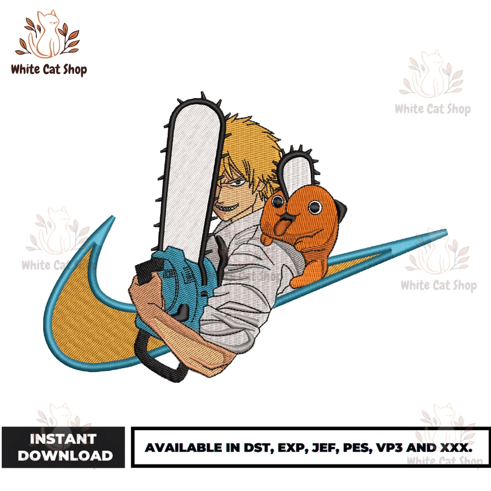 Anime Embroidery Design - Embroidery Market 1461.png