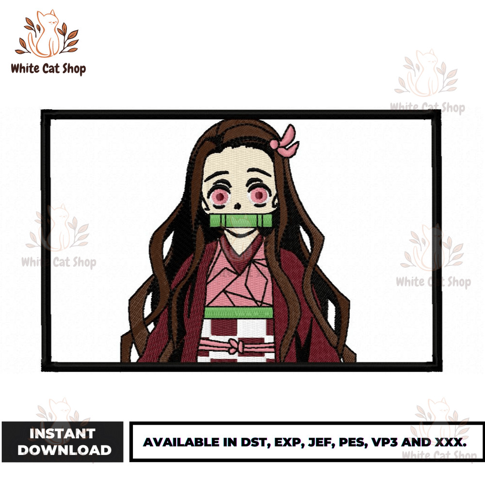 Anime Embroidery Design - Embroidery Market 1498.png