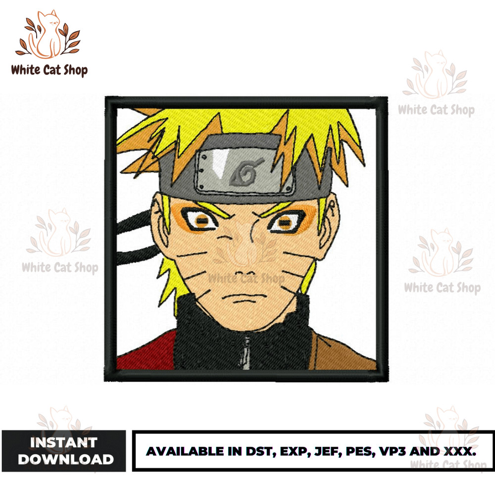 Anime Embroidery Design - Embroidery Market 1509.png