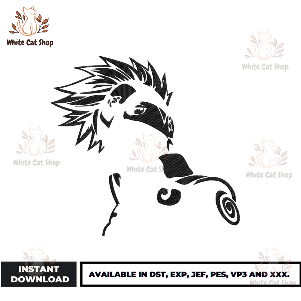 Anime Embroidery Design - Embroidery Market 1559.png