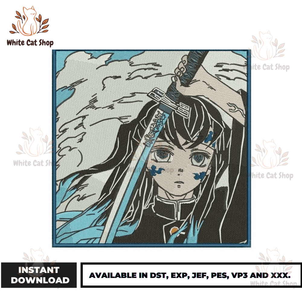 Anime Embroidery Design - Embroidery Market 536.png