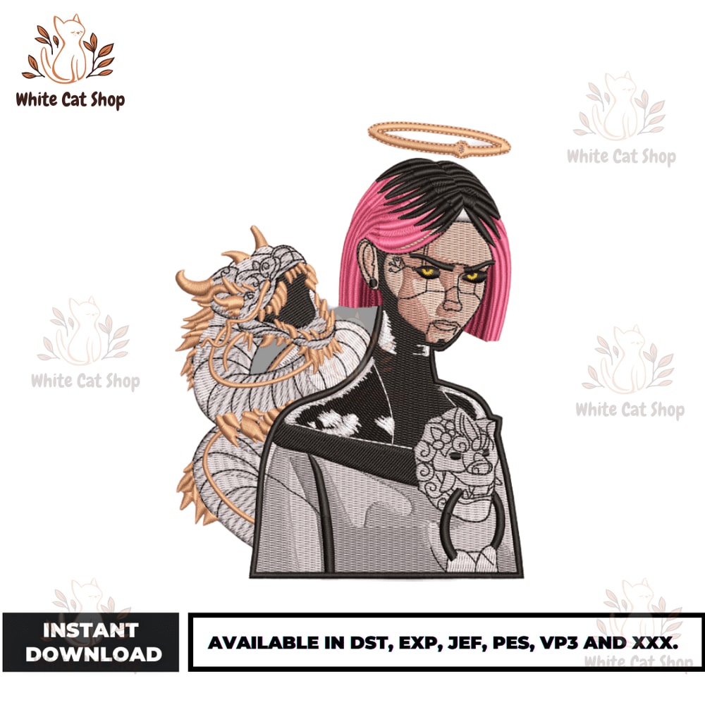 Anime Embroidery Design - Embroidery Market 643.png