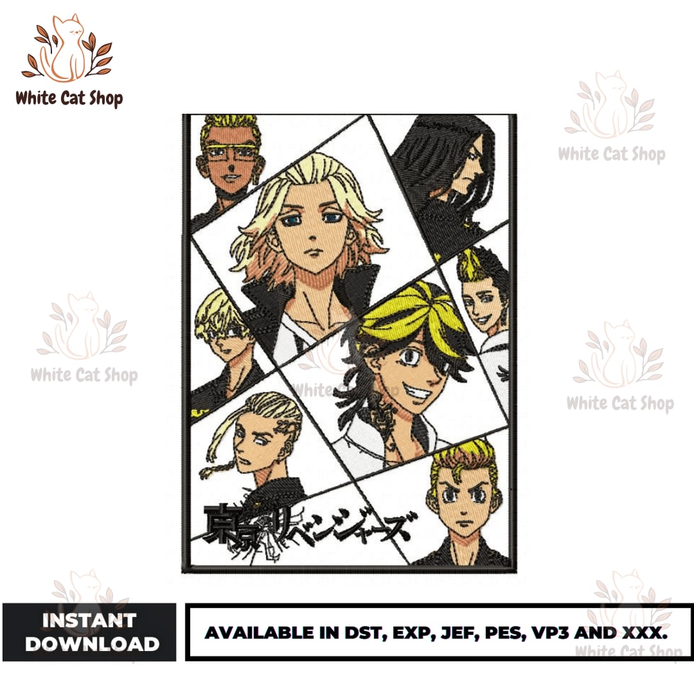 Anime Embroidery Design - Embroidery Market 862.png