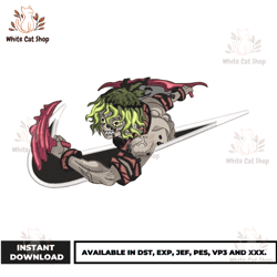 free anime embroidery design demon slayer - vintage studio