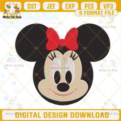 baby minnie face embroidery designs, disney mouse girl cartoon embroidery files.jpg
