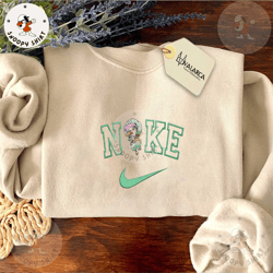 nike x chopper embroidered shirt, anime custom embroidered shirt, custom anime embroidered shirt