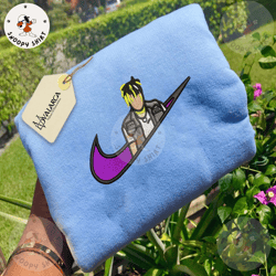 nike x xxxtentaction embroidered shirt, brand custom embroidered shirt, custom brand embroidered crewneck