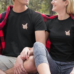 couple tshirt, romantic patner tshirt, valentines shirt matching shirts, his and hers shirts, holding hands tee