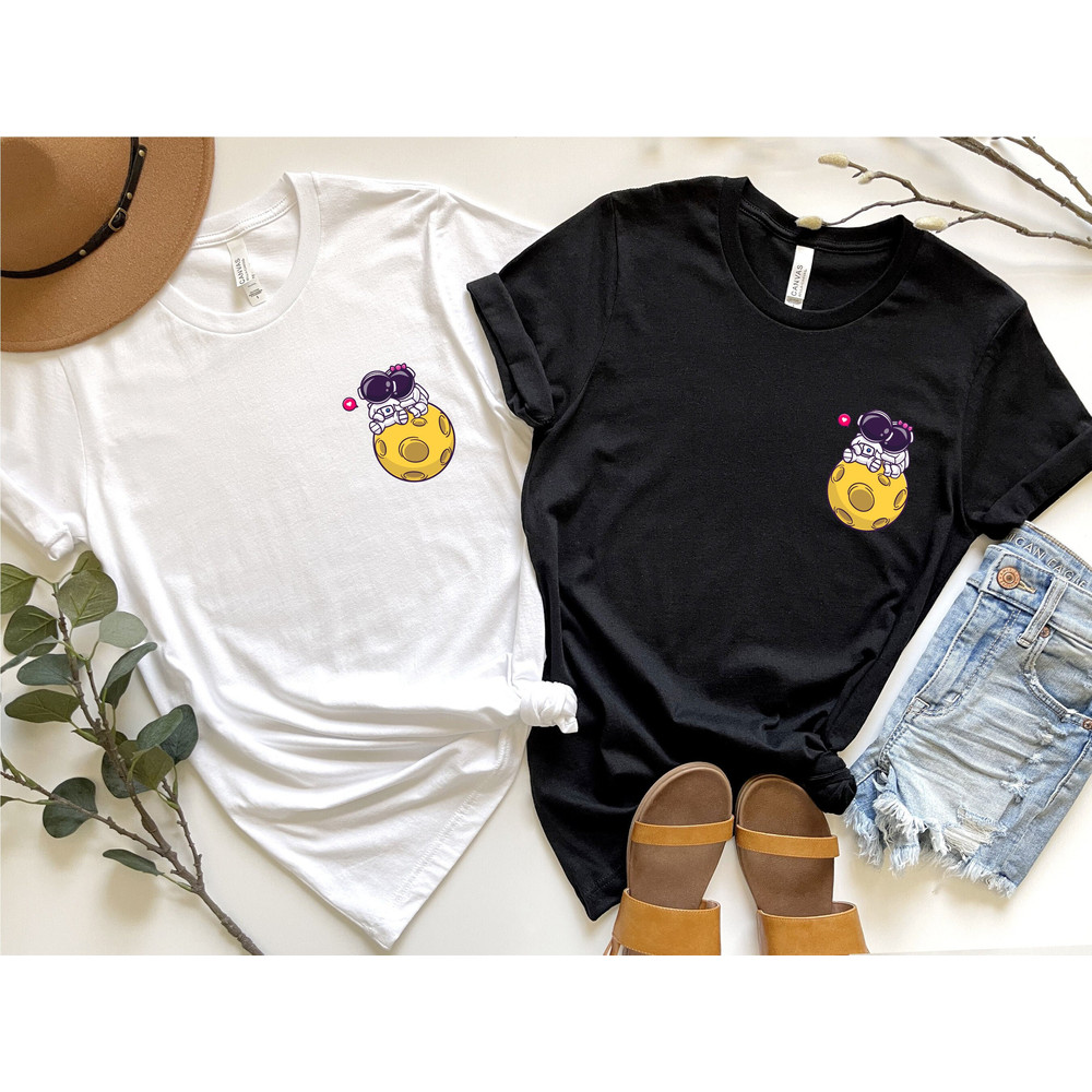 Valentines Day Shirt, Cute Couple Astronaut Shirt, Valentines Day Gift, Couple Shirt, Couple Matching Shirt Couple Gift Funny Valentines Day 1.jpg
