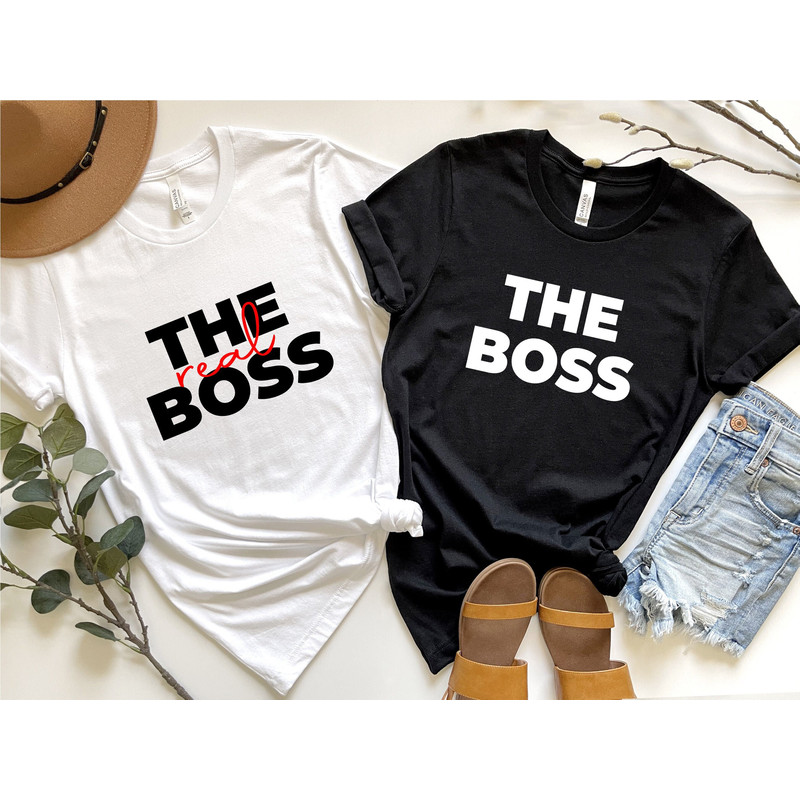 Valentines Day Shirt, The Boss Shirt, Valentines Day Gift, Couple Shirt, Love Gift, Couple Matching Shirt, Couple Gift, Funny Valentines Day.jpg