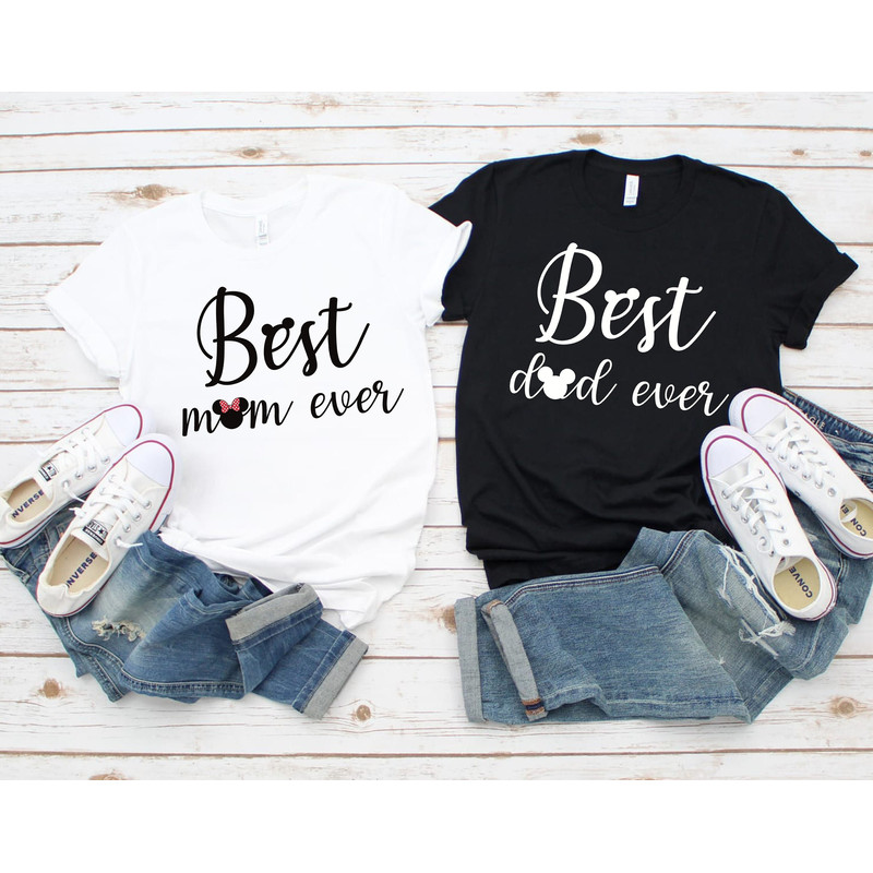 Best Mom Shirt, Best Dad Shirt, Disney Couple Shirt, Disney Shirt, Disney Family Shirt, Family Matching Shirt, Disney Vacation Shirt.jpg