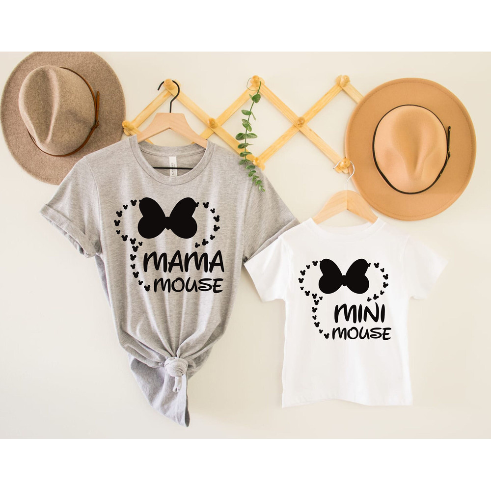 Mama Mouse Mini Mouse Matching shirt, Family matching shirt, family vacation shirt, parents and kids matching shirts, matching family tee.jpg