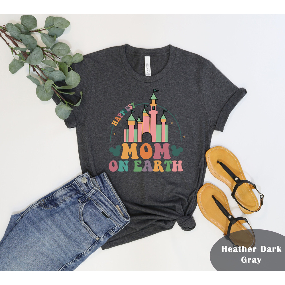 Mama On Earth Shirt, Happiest Kid On Earth Shirt, Matching Mama and Kid Shirts, Family Trip Shirts, Disney Vacation World Shirts.jpg
