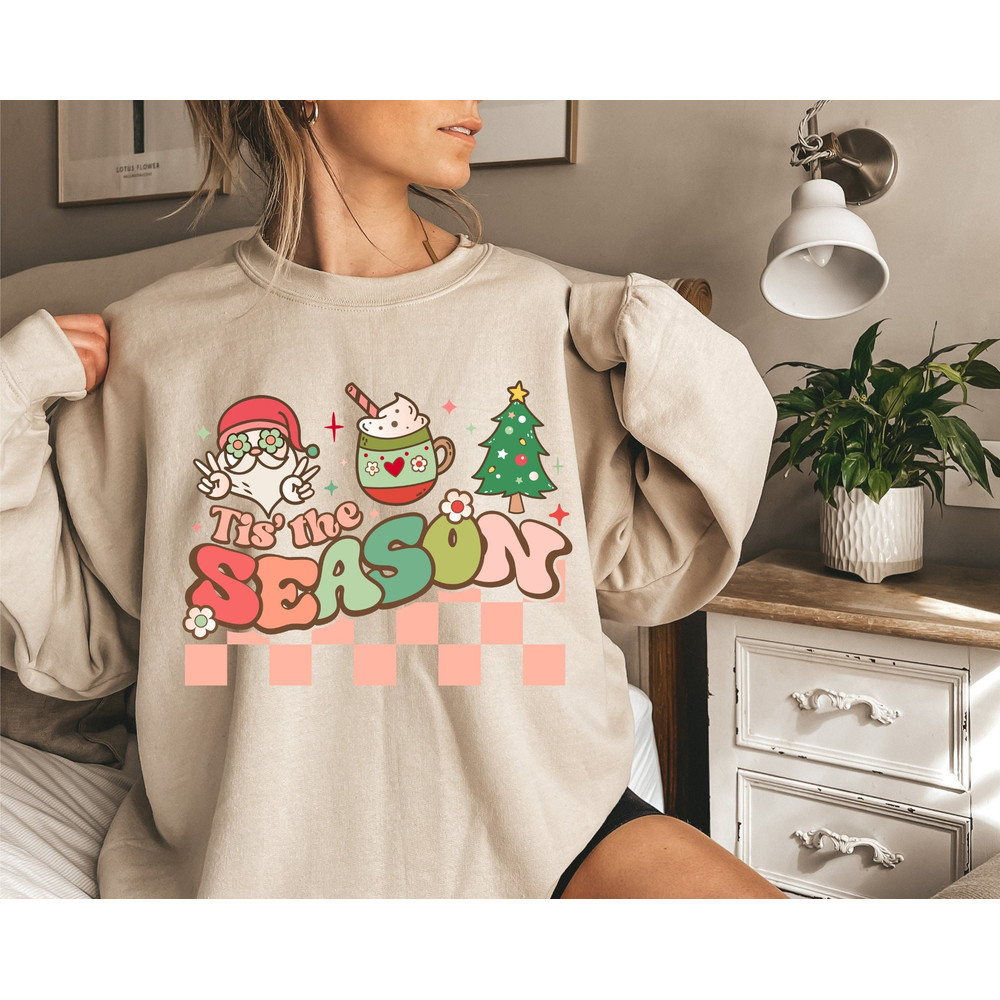 Christmas Sweatshirt, Womens Christmas Sweatshirt, Retro Christmas Sweater, Holiday Sweaters for Women 7.jpg