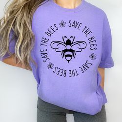 comfort colors tee, save the bees shirt, conserve endangered bees shirt, animal lovers shirt, bee shirt, nature life shi