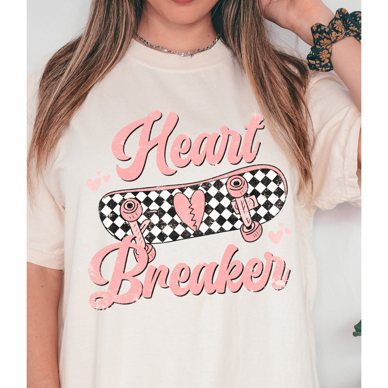 Comfort Colors Valentines Day Shirt, Heart Breaker Tshirt, Valentines Shirts For Mom, T Shirt Women, Teacher Valentine Tee, Skater tee.jpg