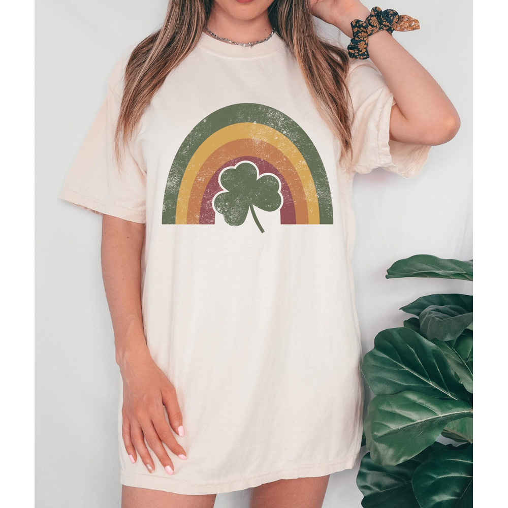 Comfort Colors,Retro St Patrick's Day Shirt, Womens Cute Distressed St Patty's Day T-Shirt, St Pattys Day Party Shirt, St Patrick Tee Gift 3.jpg