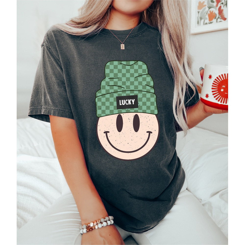 Comfort Colors,Retro St Patrick's Day Shirt, Womens Cute Distressed St Patty's Day T-Shirt, St Pattys Day Party Shirt, St Patrick Tee Gift.jpg