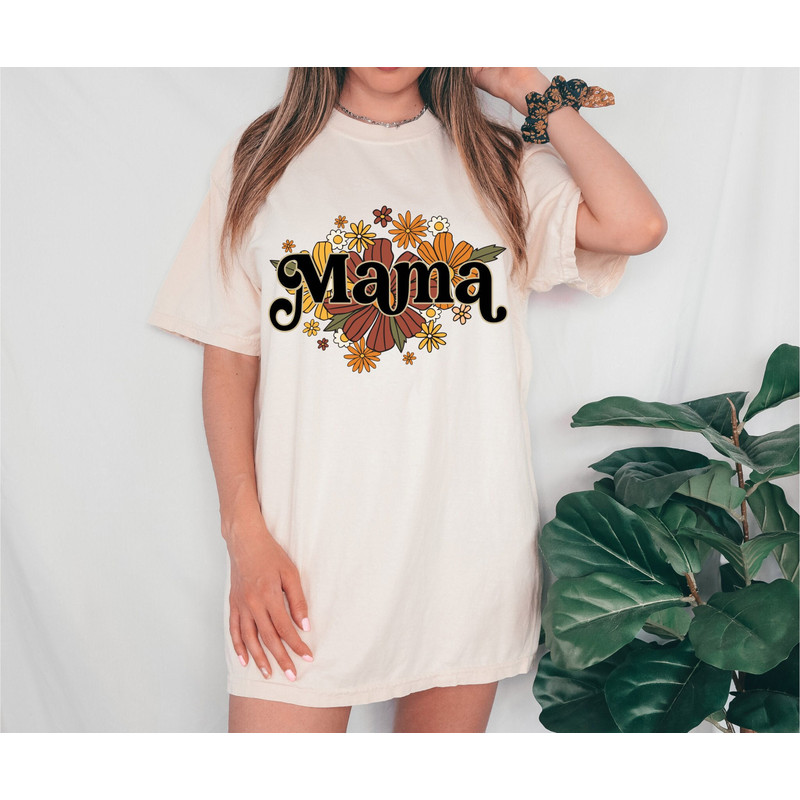 Comfort Colors® Retro floral Mama t-shirt, mom shirt for Mom for Mother's Day, Mama T-shirt, Shirt for Mom for Mother's Day, Mama t-Shirt 11.jpg