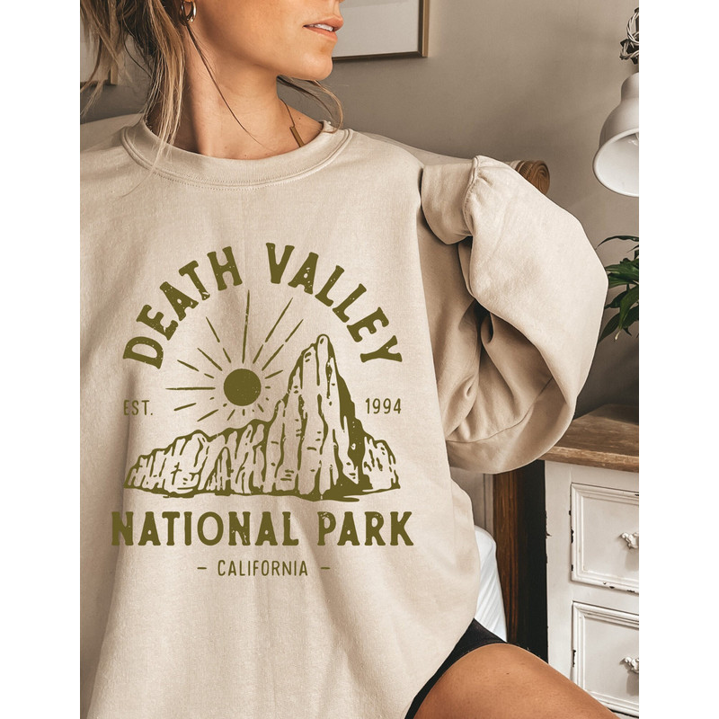 Death Valley National Park Sweatshirt California Crewneck Vintage Inspired Shirt.jpg