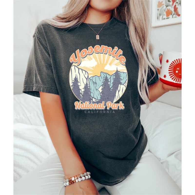 National Park Shirt, Yosemite National park, Yosemite Mountain Shirt, Camping Shirt, Yosemite T Shirt, Yosemite Sweatshirt.jpg