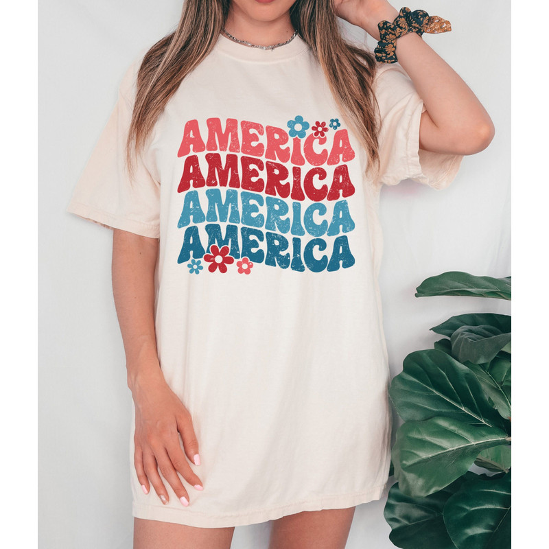 Retro USA Comfort Colors shirt, 4th of July tee, Retro funny fourth shirt, Womens 4th of July shirt, America Patriotic Shirt, Independence 9.jpg