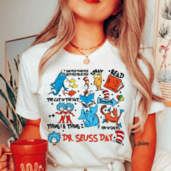 read across america day, happy dr.susse png, read across america shirt sublimation png design, teacher png, school png,