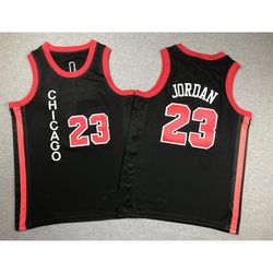 Youth Chicago Bulls Michael Jordan Black 2023-24 City Edition Jersey