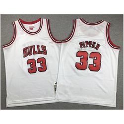 Youth Chicago Bulls Scottie Pippen White Jersey