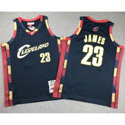 Youth Cleveland Cavaliers LeBron James Navy Jersey_