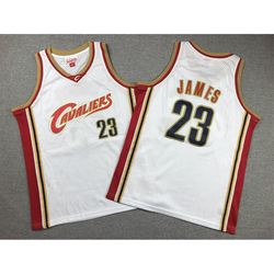 Youth Cleveland Cavaliers LeBron James White Jersey