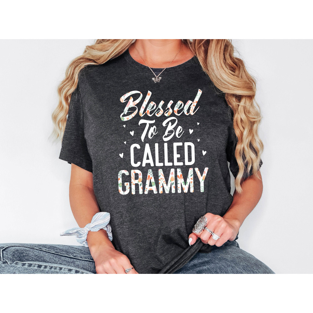 Blessed Grammy Shirt, Shirt For Grandma, Grammy Gift, Worlds Best Grammy, Grammy Shirt, Grandmother Gift From Grandkids, Grandma Sweatshirt.jpg