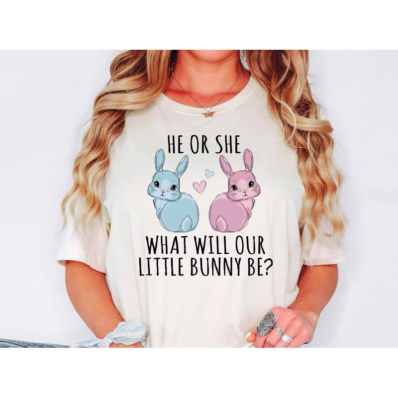 Gender Reveal Shirt, Baby Announcement, He Or She T-Shirt, Gender Reveal Party, Pink Or Blue Tee, New Mom Gift, Sex Reveal Sweatshirt.jpg