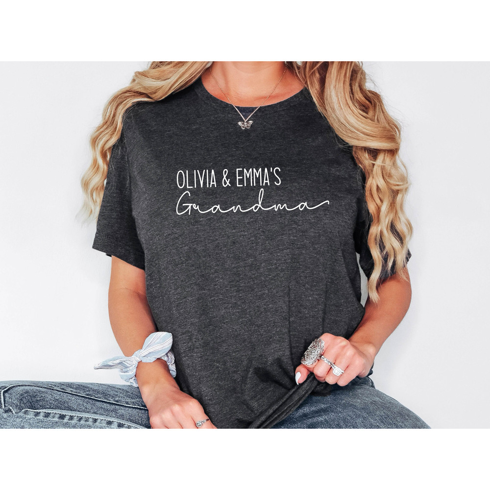 Grandma Shirt With Grandkids Names, Personalized Grandma Shirt, Gift For Grandma, Nana Shirt, Mothers Day Gift, Grandmother Kids Sweatshirt.jpg