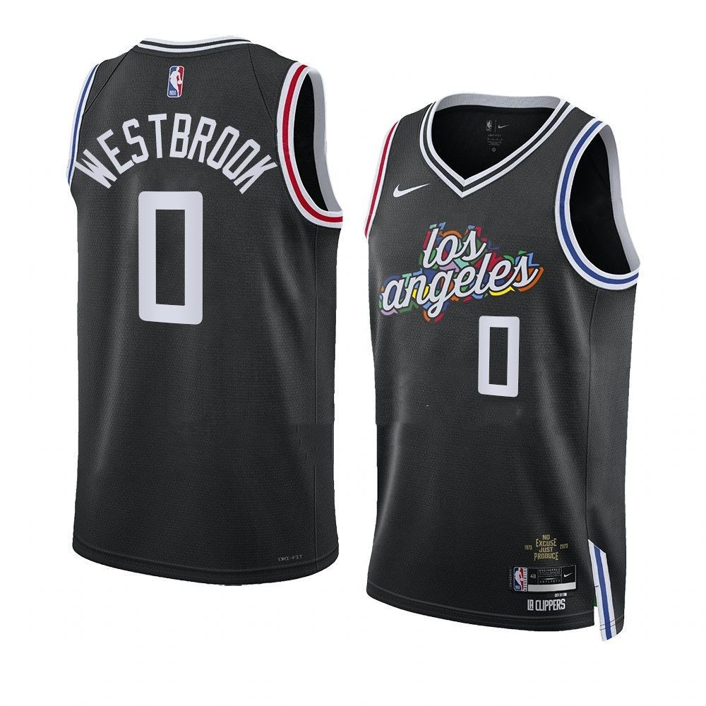 Russell Westbrook LA Clippers City Edition Black Men's Jersey Swingman.jpg