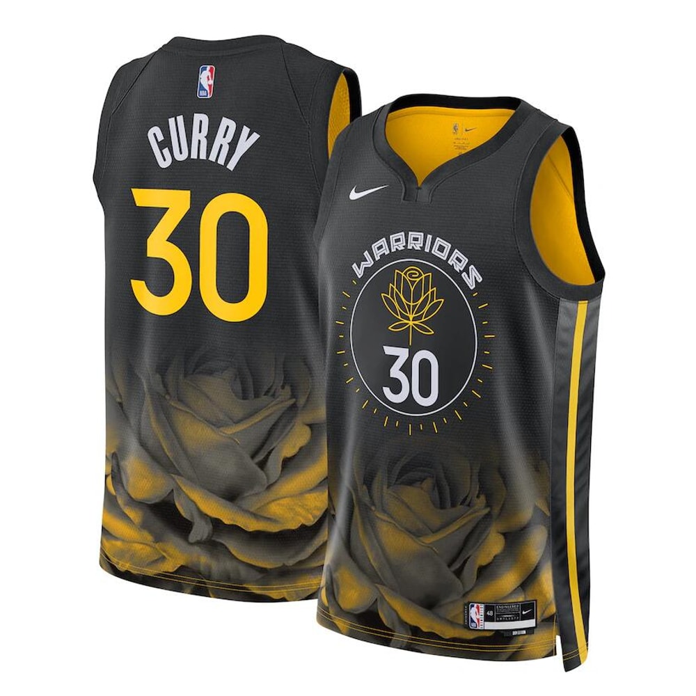 Stephen Curry Golden State Warriors Black 2022-23 City Edition Jersey_副本.jpg