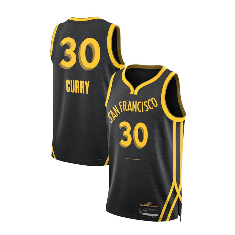 Golden State Warriors Stephen Curry Nike Black 2023-24 Swingman Jersey - City Edition_副本.jpg