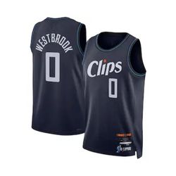 la clippers russell westbrook navy 2023-24 city edition swingman jersey