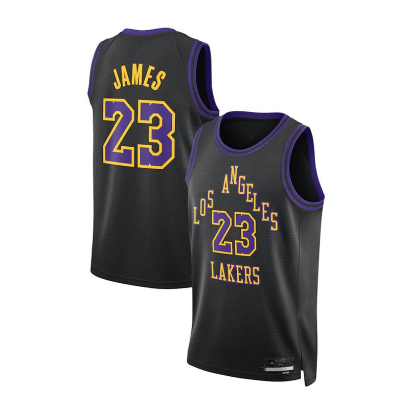 Los Angeles Lakers LeBron James Nike Black 2023-24 Swingman Jersey - City Edition_副本.jpg