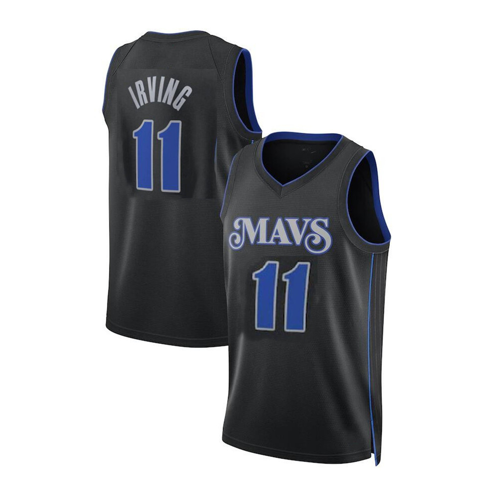 Unisex Dallas Mavericks Kyrie Irving Fanatics Branded Black 2023-24 Fast Break Jersey - City Edition_副本.jpg